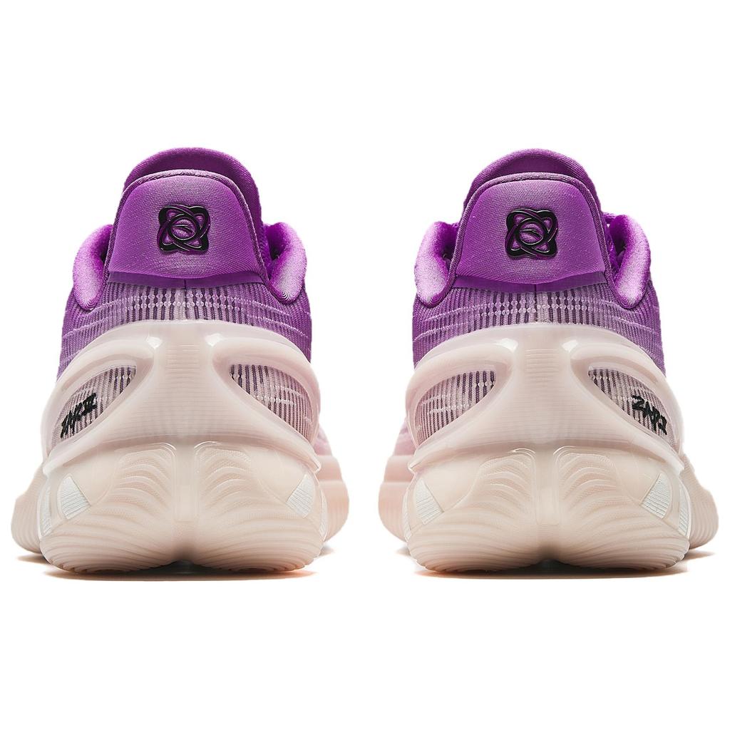 Anta Shunxi 3 Purple Cloud A-Shock Pro Ltr Liquid Rubber Professional Basketball Shoes Men Sneakers White 912531110Q-2