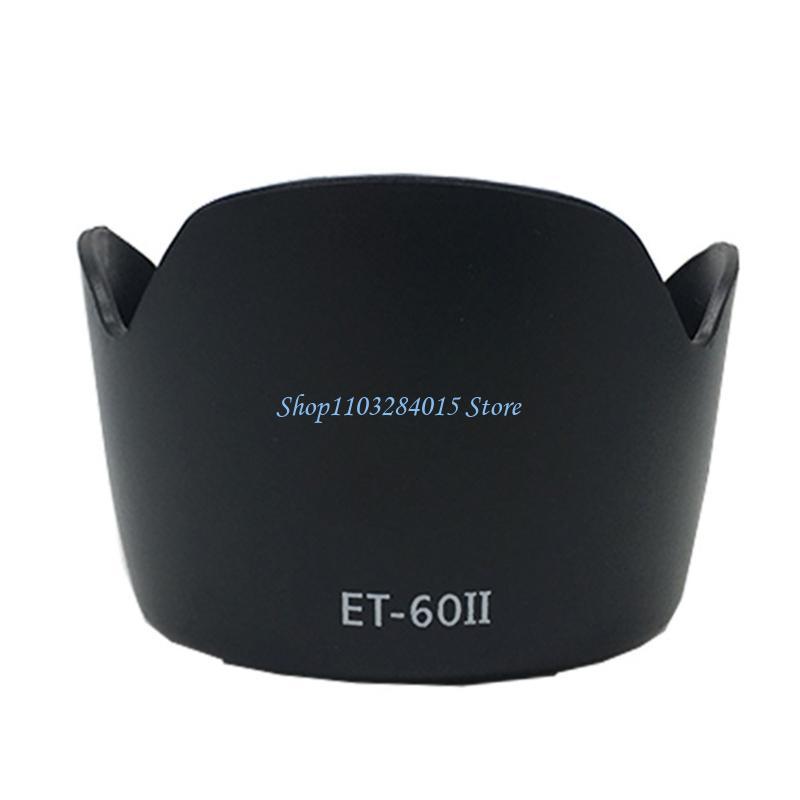 R6FF ET-60II Lens Hood 55mm ET60II Lens Cover Cap Suitable for 55-250MM 75-300MMIIIUSM 90-300MMIIIUSM Lens