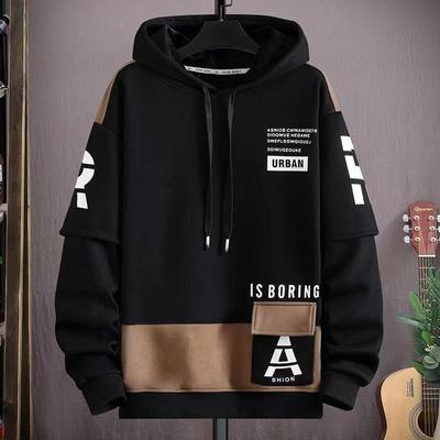Rudens Ziemas Vīriešu džemperis Modes Harajuku Streetwear Džemperis Ikdienas vīriešu Apģērbs Ar garām piedurknēm Grafiski Hoodies Vīriešiem