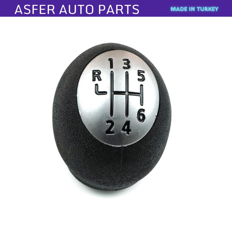 Gear Shift Knob Short 6 Speed For Megane Mk3 Fluence Master Mk3 Black Chrome OEM 328650024R