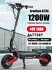 2025 EU New 1200W Motor 48V 13ah Electric Scooter with 11 Inch Tires, Maximum Speed of 45 Km/h, Range of 30km Scooter