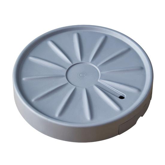Flower Pot Tray 13 Inch Rolling Plant Caddy with Silent Wheels Easy Pot Movement Thickened Resin Flower Pot Tray