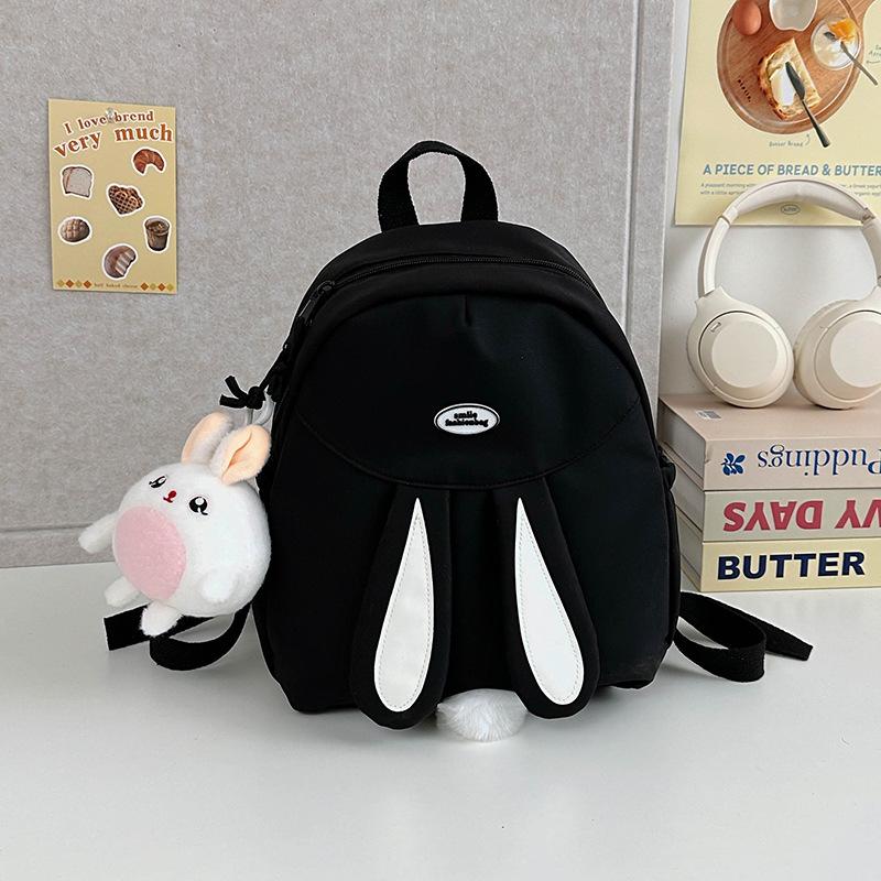Cute rabbit ears highvalue children's small backpack new Japanese ins wind sweet girl mini backpack