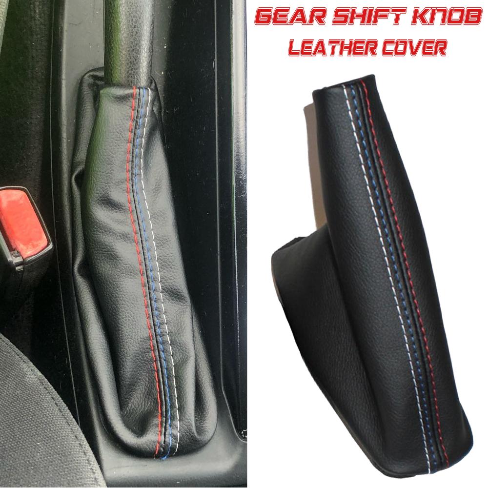 Gear Shift Knob Lever Shifter Collar Gear Shift Boot+Handbrake Gaiter Leather Cover Fit For BMW E46 3 Series E36