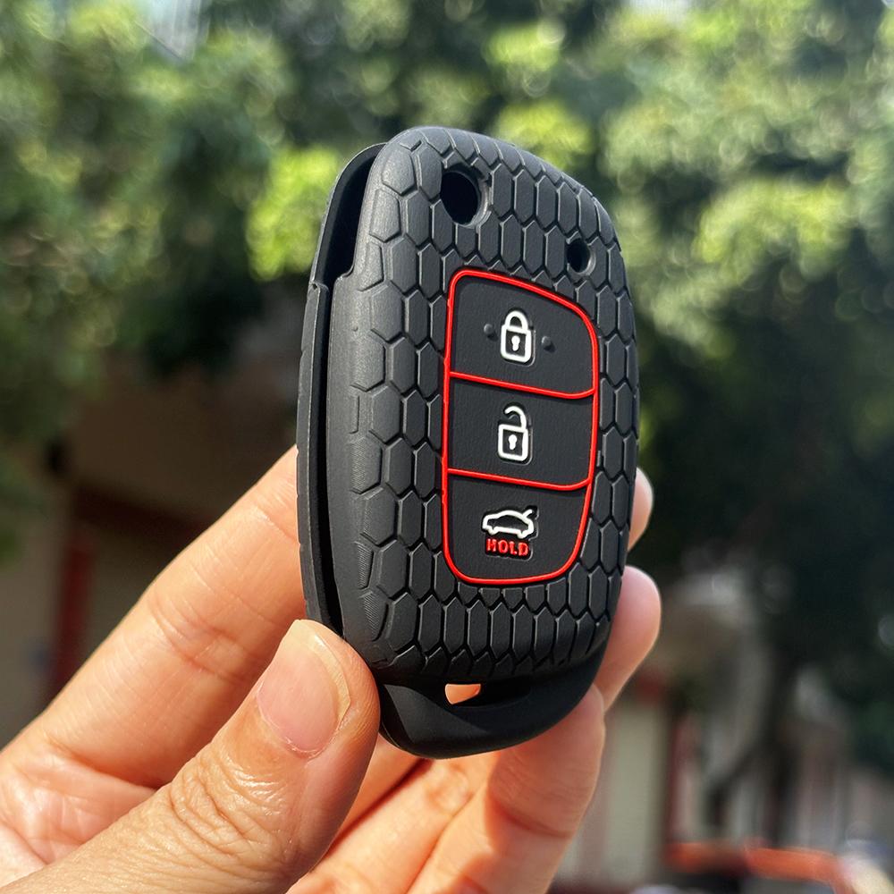 Keychain Cover Car Key Shell Caps For Hyundai Tucson Kona Solaris Gran I10 Ionic Hb20 Venue Santa Fe Protection