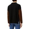 LOEWE Polo Shirts Men's Dark Gray Polo Collar Moderate Straight Fit H52633-3X84-1204