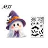 Seasonal Party Accessories Halloween Ghost Glass Sticker, Cartoon Static Window Cling for Decorative Film Parties, Waterproof Decoration
