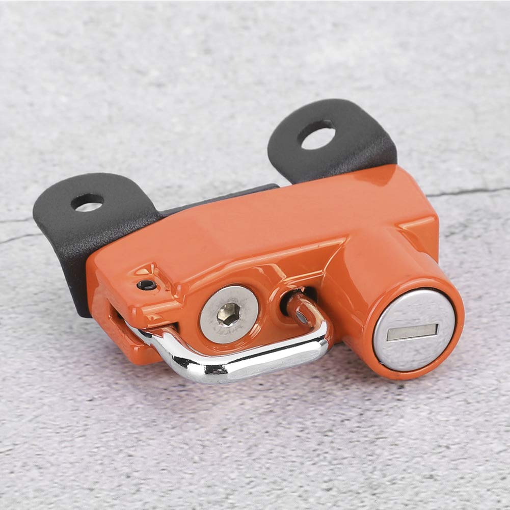 Helmet Lock Helmet Holder Kit with Key Handlebar Helmet Lock Guard Aluminum Alloy