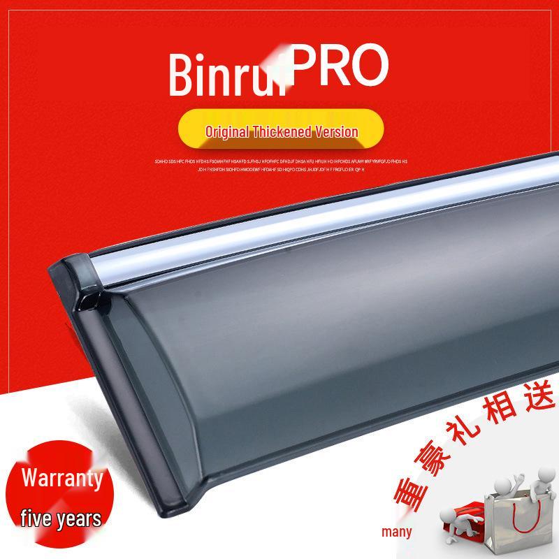 

2021 Geely Binyue Pro Rain Shields & Sun Visors for Car Windows