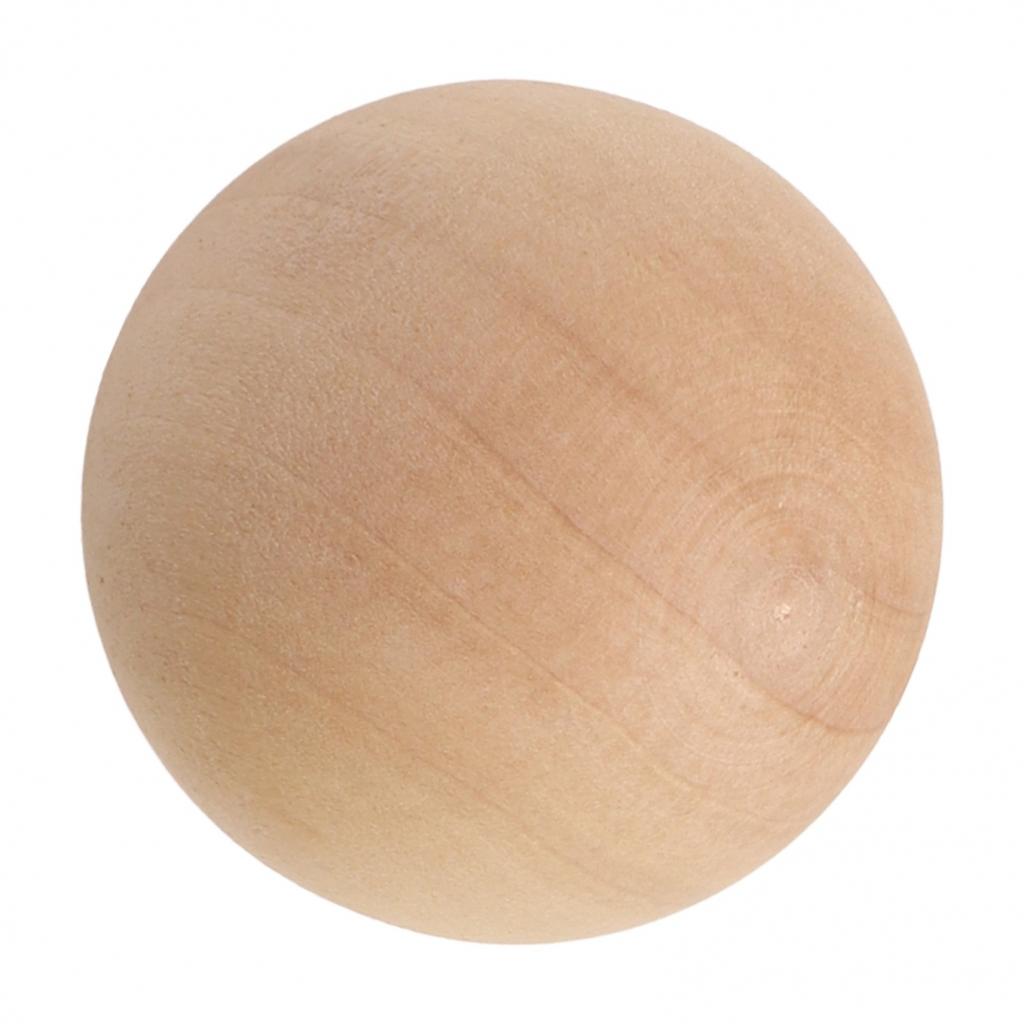 Unpainted Wooden Balls Sizes 30mm To 60mm Natural Wood Ready for Decorating