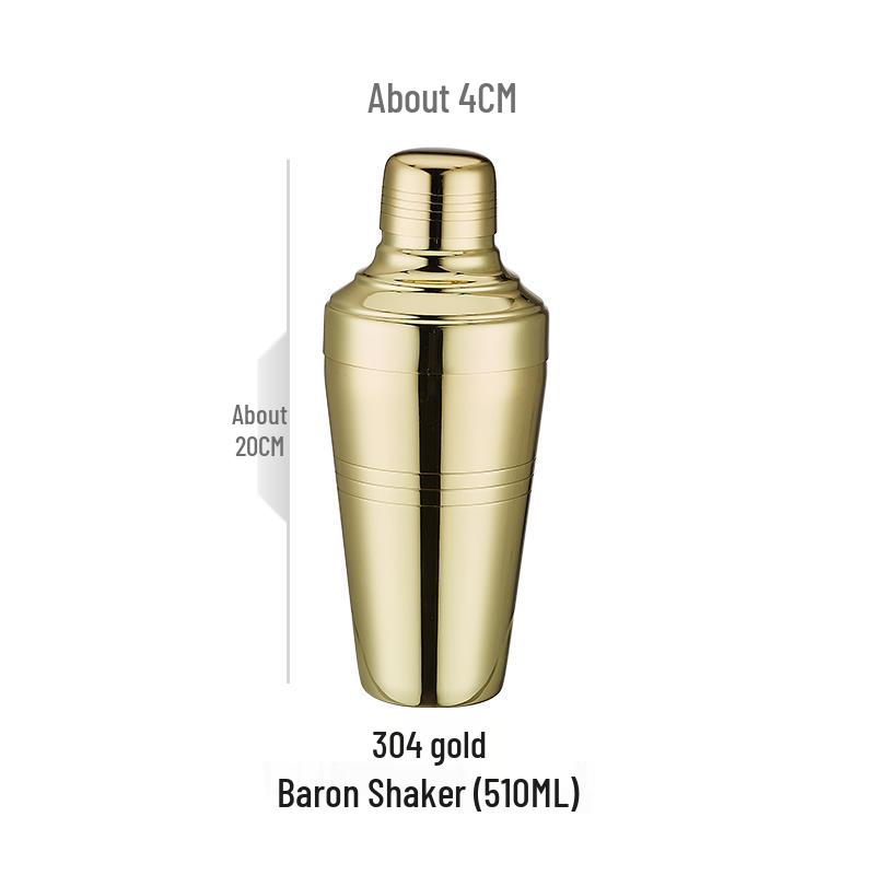 Boston 304 Stainless Steel Cocktail Shaker Set - Bar Tool Kit