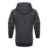 Herren-Pullover mit farbigem Reißverschluss, langärmelig, Kapuzen-Sweatshirt, Oberteil, Bluse