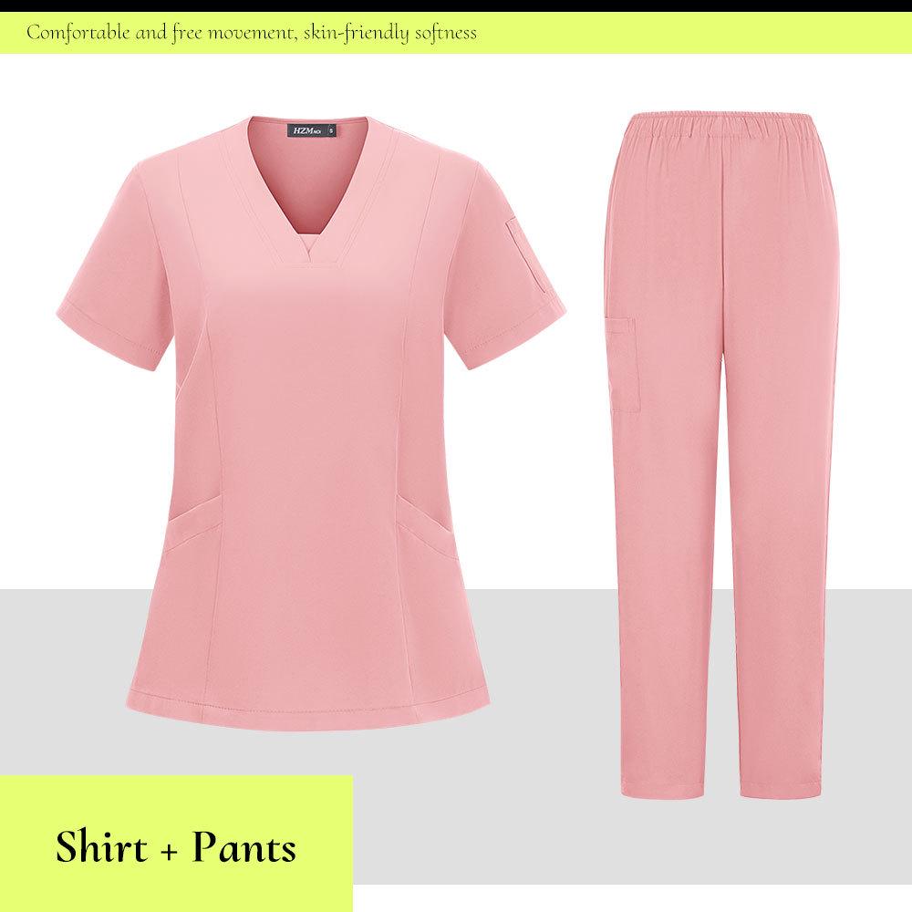 Unisex Quick-Drying Dental Clinic Scrub Suit and Surgical Gown