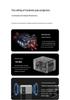 2026 Ultra HD Portable Projector for Living Room & Bedroom - Direct Wall Projection, Compact Home Theater
