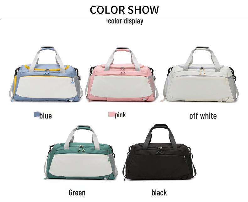 Multifunctional Wet-Dry Separation Fitness Tote – Large Capacity Travel and Storage Bag