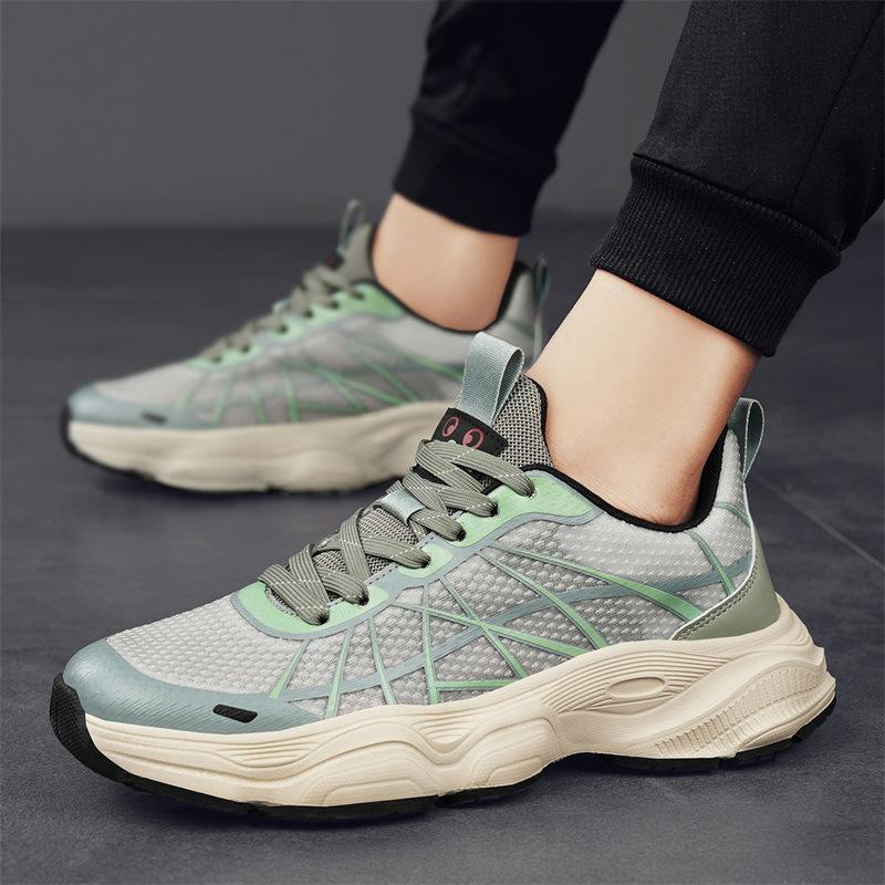 Cold sticky running shoes men's shoes mesh dad shoes breathable casual shoes professional lightweight trendy shoes shock-absorbing soft-soled sports