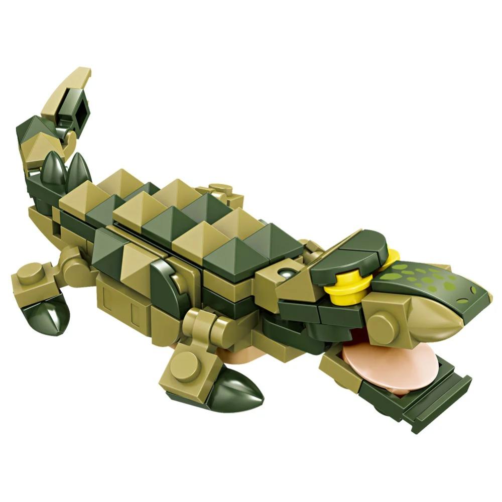 Zvířecí figurky Liška Klokan Žirafa Figurka Model Stavebnice Hračky Pro Děti Divoká Zvířata Dětské Dárky