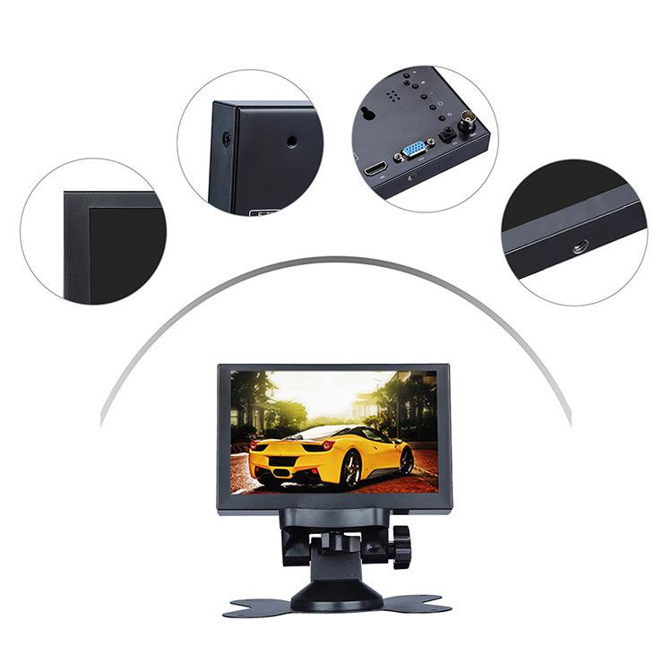 5/7/8-Inch Portable Metal LCD HD Monitor for Embedded Computers and Car Displays