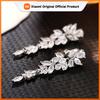 Huitan Romantic Wedding Party Earrings with Bright Zirconia Pendant Female Gorgeous Delicate Accessories Fashion Exquisite Gift