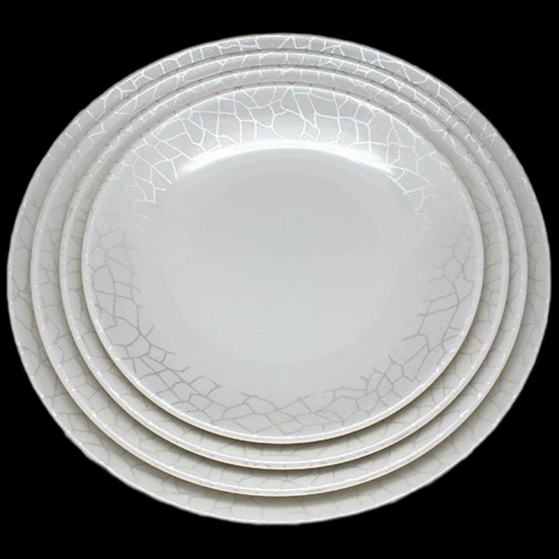 Set de bols profonds ronds en mélamine imitation porcelaine Wutuo
