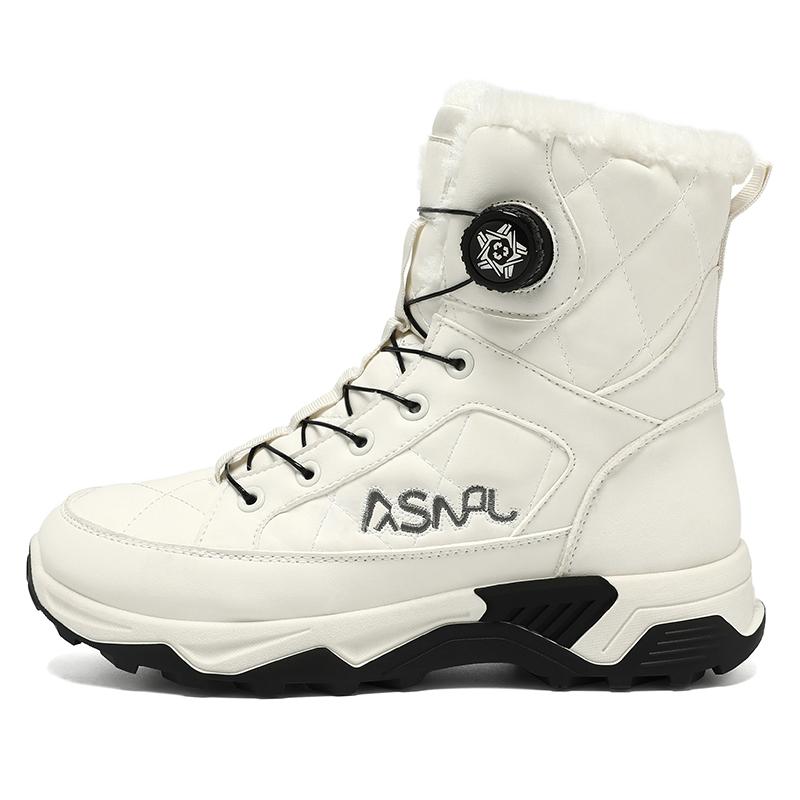 TUINANLE Hochwertige Herren-Schneestiefel Warme Plüsch-Winterschuhe Outdoor-Schneestiefel Damen Rutschfeste Plateau-Schuhe