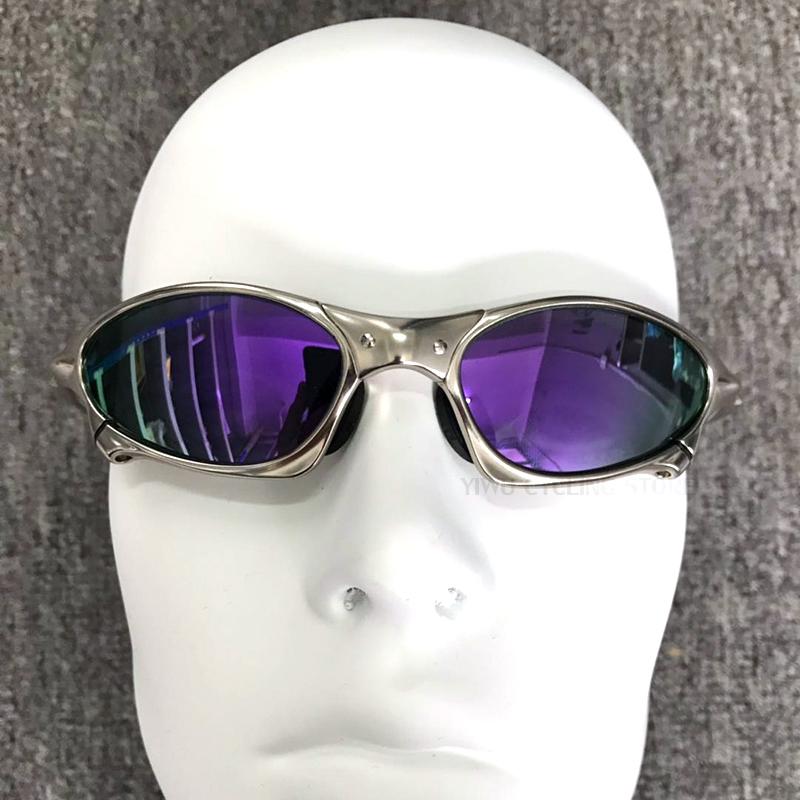 Okulary przeciwsłoneczne polaryzacyjne MTB dla mężczyzn Okulary rowerowe UV400 Okulary wędkarskie Metalowe gogle rowerowe Okulary do jazdy na rowerze H8-3