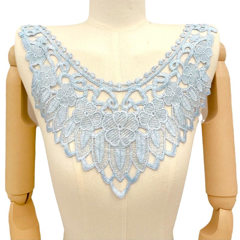 Water Soluble Lace, Embroidery, Polyester Silk, Corsage, Collar, Embroidery Collar, Fake Collar DIY Lace Accessories