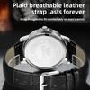 OPK Brand Watch Men's Master Moon Phase Business Waterproof Luminous Leather Men's Quartz Watch