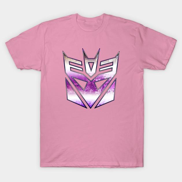 T Shirt Women Decepticon Emblem Rust Effect Harajuku Print Kawaii Tshirt Summer Short Sleeve Female T-Shirt Top Tee