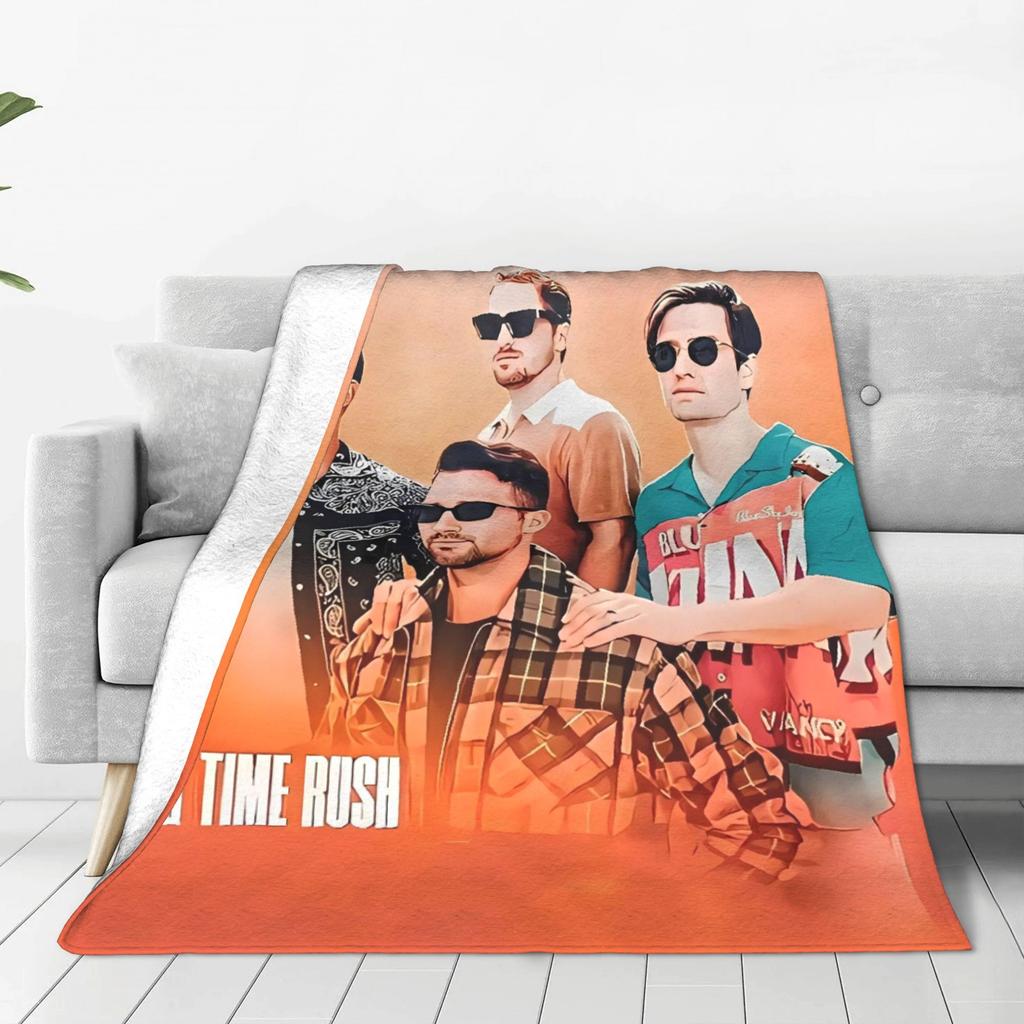 BTR In Real Life Worldwide 2025 Tour Super Warm Blanket Girls Boys Plush Throw Blanket Bedroom Flannel Bedspread Sofa Bed Cover