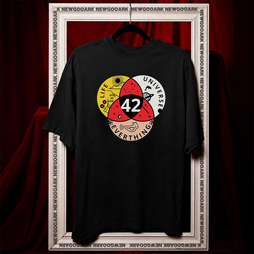 

Science 42 The Answer To Life Universe Everything Oh No Not Again Funny Meme Retro Cult Women Unisex cotton graphic t shirts 3XL