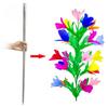 Vanishing Cane To Flower ( 21 Flowers ) Magic Tricks Metal Vanishing Cane Stage Flower Comedy Magic Prop Classic Magic Illsuion