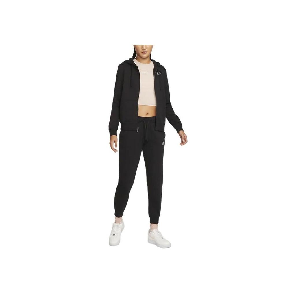 Nike Elastischer Bund Kordelzug Jogginghose Sweatpants Damen Hosen Schwarz DQ5192-010