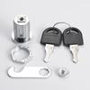 Letter Box Cam Cylinder Locks Zinc Alloy Drawer Locks with 2 Keys Cabinet Lock Security Furniture Locks Multi-size