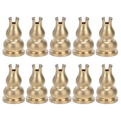 10 ks Kadidelnice ve tvaru tykve Mosazný držák na kadidlo pro domov, kancelář, čajovnu, obývací pokoj, jógu