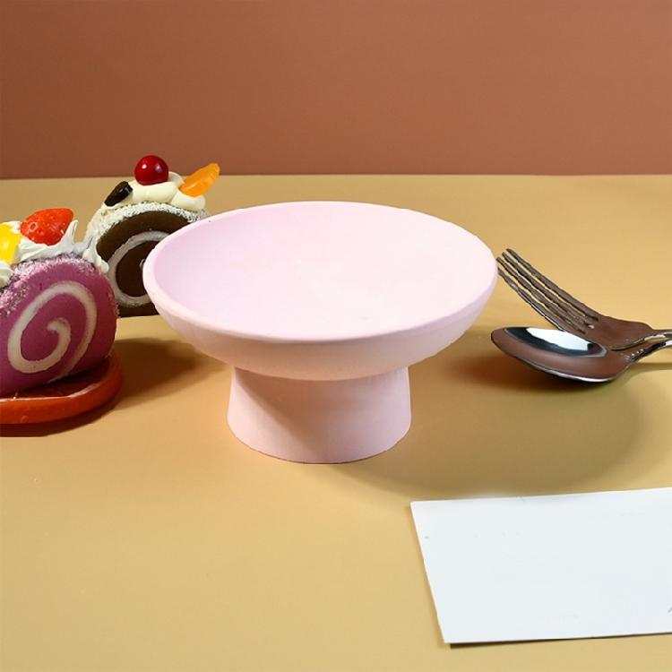Easy Demold Silicone Mold for Footed Fruit Bowl Unique Tableware Making Mould for Handmade Enthusiasts Jewelry Supplies