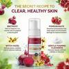 The Skin Story Beetroot & Pomegranate Face Wash | Sulfate-Free & Paraben-Free | Facial Cleanser | Foaming Facewash for Glowing Skin | All Skin | 100ml
