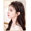 Pearl Adjustable Fishtail Braid Headband Easy Wig Headband  Suitable for Daily and Casual Wear