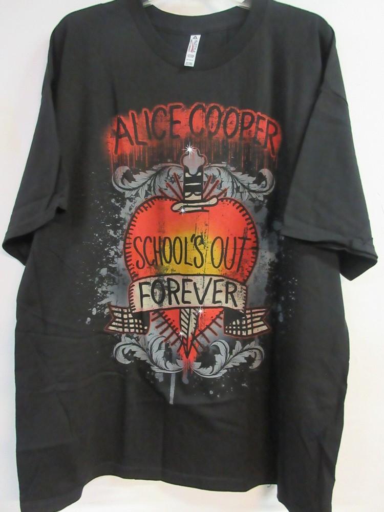 

ALICE COOPER OFFICIAL MERCH SCHOOL S OUT 13 BAND CONCERT MUSIC 2XL / XXL Unisex T-Shirt L
