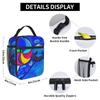 Vintage TEM Bluudude Forsakens Get in Now TEM Blue Dude Insulated Lunch Bag Leakproof Meal Container Cooler Bag Tote Lunch Box