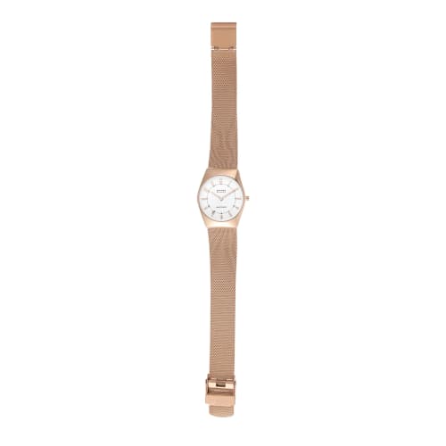 Skagen Grenen Lille Solar Powered Watch SKW3078 Women's Pink Gold