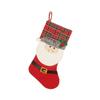 Christmas 2025 Hanging Fireplace Showcase Gift Bags Cute Santa Claus Snowman Atmosphere Decorative Festival Decorations