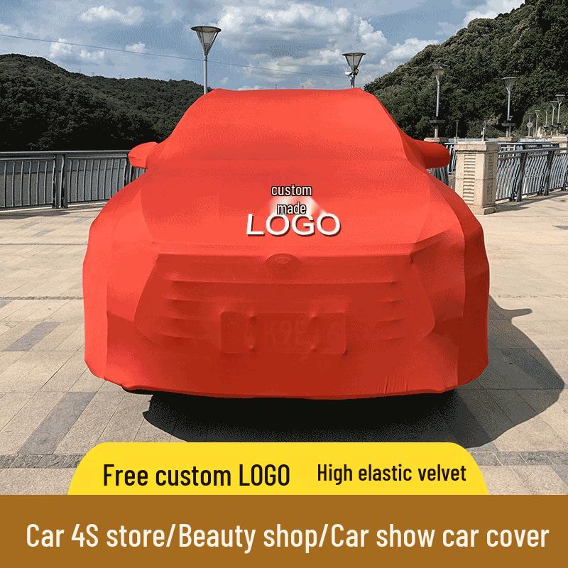 Top-Selling Stretch Velvet Car Cover: Dustproof, Sunscreen, Tight Fit for Garage & Showroom Use