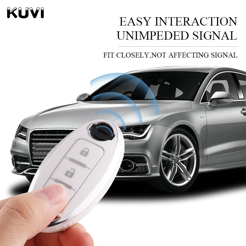 Fashion Tpu Key Case Cover Shell Fob For Nissan Qashqai X-Trail T32 T31 Juke J10 J11 Kicks Tiida Pathfinder Note For Infiniti