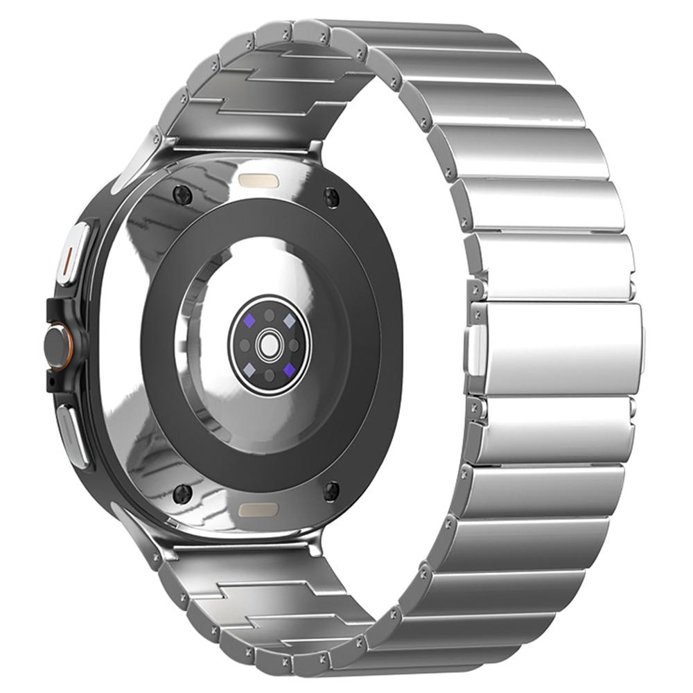 Armband för Samsung Galaxy Watch8 44mm/40mm/Watch8 Classic 46mm Titan 1-radigt klockarmband