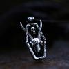 BEIER 2022 New Creative Designs Double Skull Coffin Necklace Pendant For Men Women Gothic Punk Jewelry Dropshipping