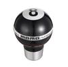 Universal Aluminum Alloy Car Gear Shift Knob Ball 8 Billiard Shape  Manual Lever Stick Shifter