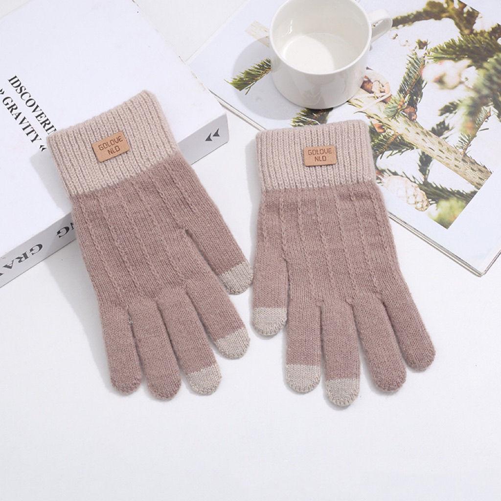 Couple's Windproof Touchscreen Gloves - Multiple Colors, Autumn/Winter, Sweet Simple Style for Middle School Students
