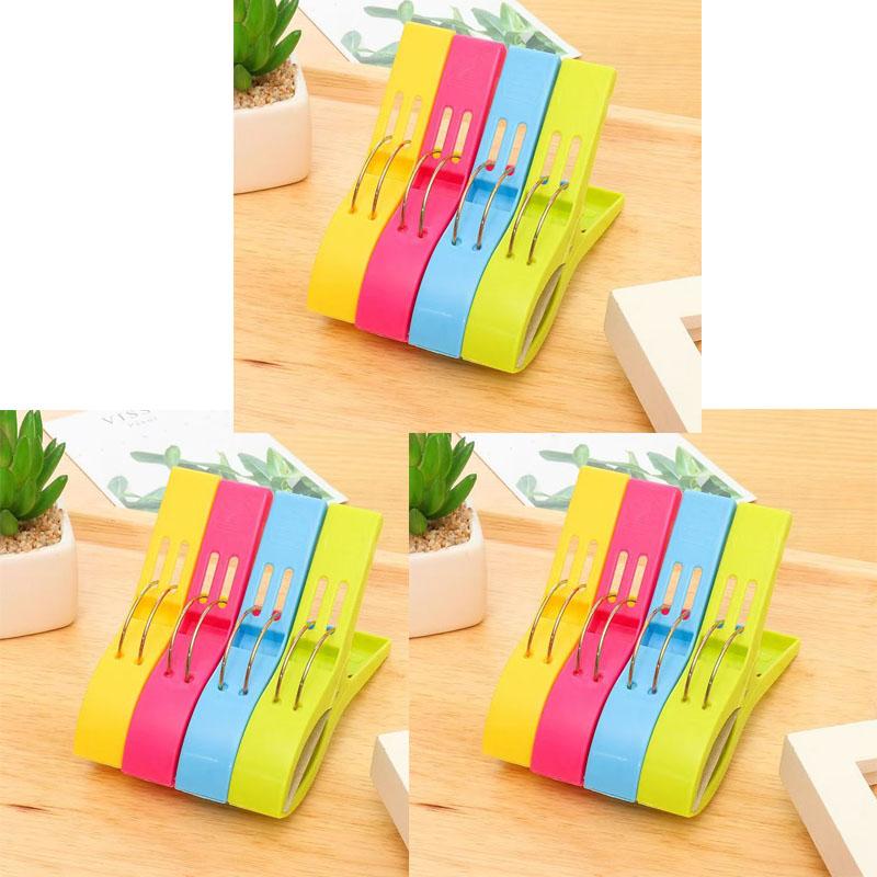 4/8/12/24pcs Beach Towel Clips Chair Clips Towel Holder,Plastic Clothes Pegs Hanging Clip Clamps, Yellow,blue,green,red