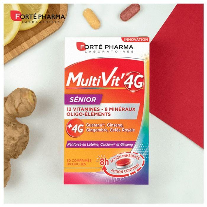Forté pharma multivit' 4g sénior 30 comprimés